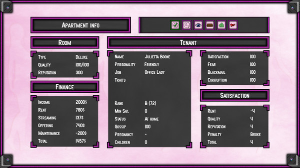 Screenshot z Lust Complex