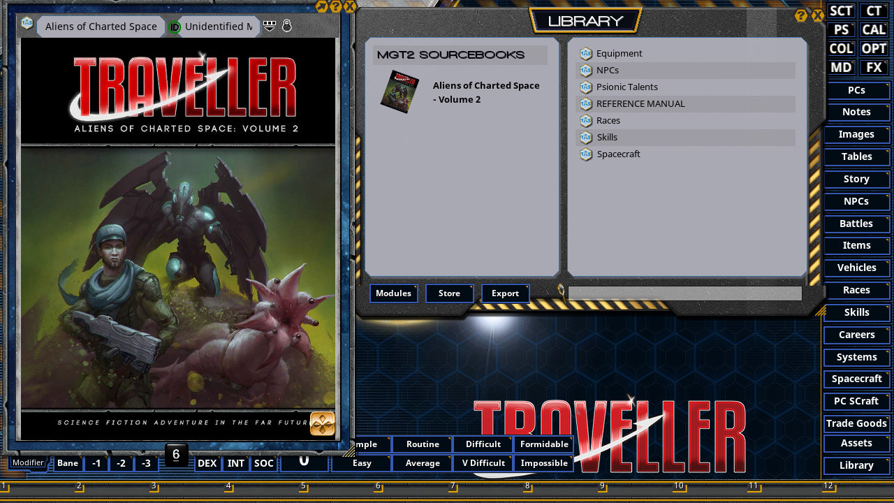 Fantasy Grounds - Aliens of Charted Space Volume 2のスクリーンショット 1