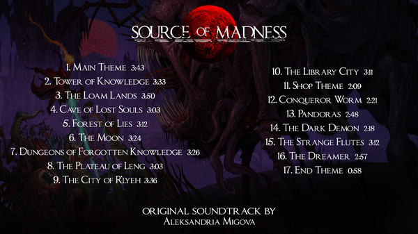 Source of Madness Soundtrack