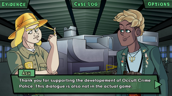 Occult Crime Police - Gold Sheriff Hat screenshot 2