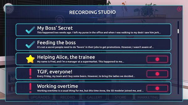 Hentai Cast: Podcast Simulator Screenshot