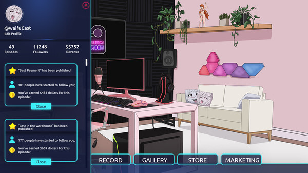 Hentai Cast: Podcast Simulator Screenshot