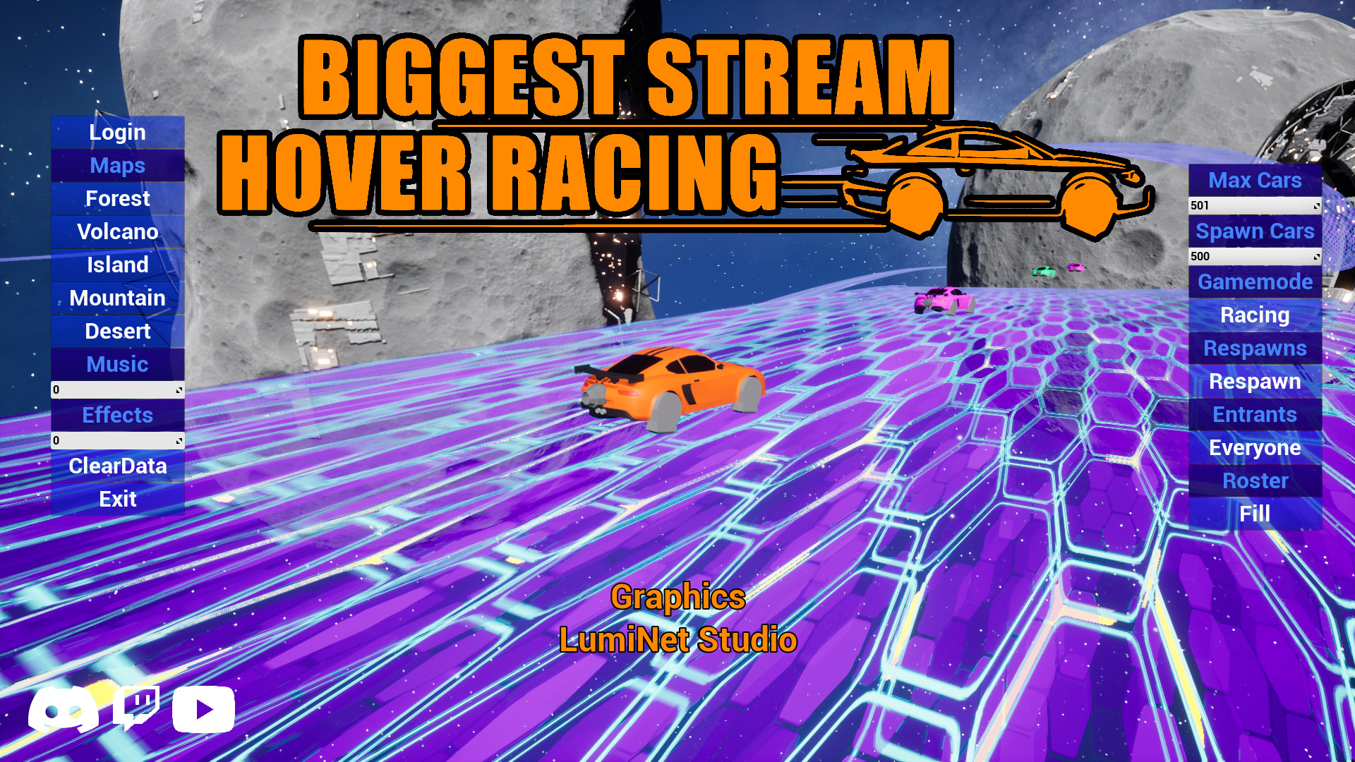 Biggest Stream Hover Racing Featured Screenshot #1