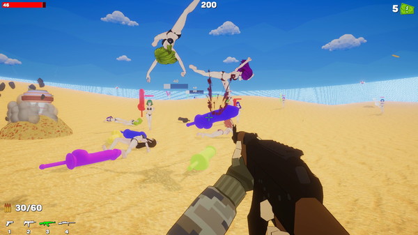 Screenshot z Dune Girls Attack!