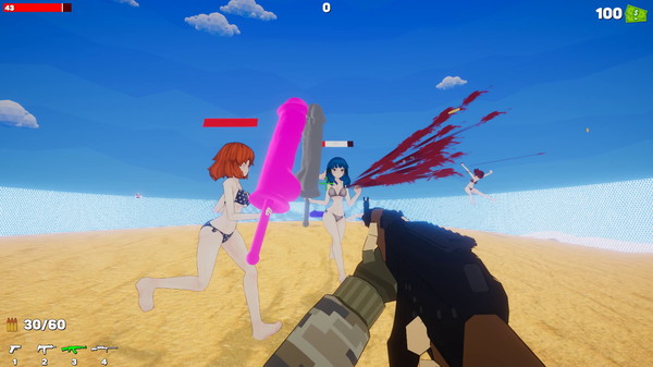 Screenshot z Dune Girls Attack!