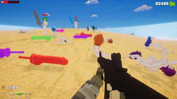 Screenshot z Dune Girls Attack!