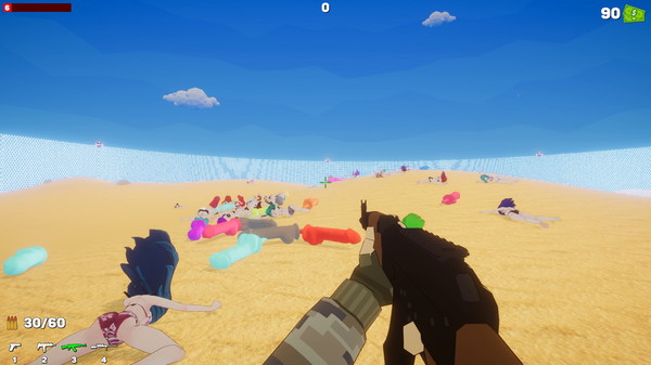 Screenshot z Dune Girls Attack!