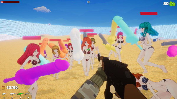 Screenshot z Dune Girls Attack!