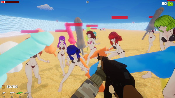 Screenshot z Dune Girls Attack!