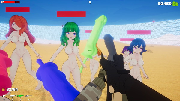 Screenshot z Dune Girls Attack!