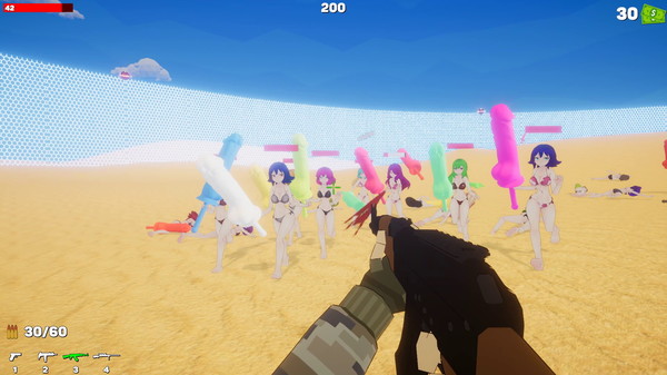 Screenshot z Dune Girls Attack!