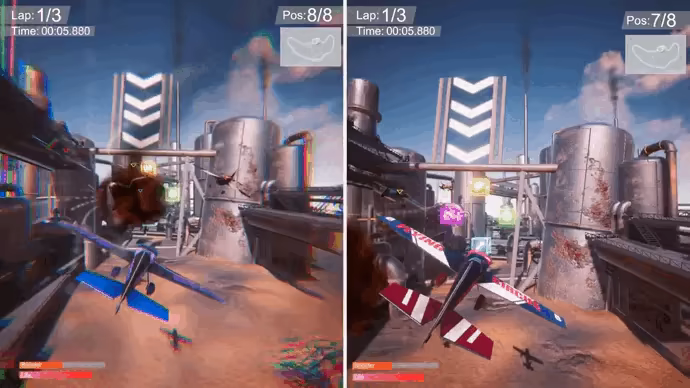 Airplanes Dogfight Racer video 1