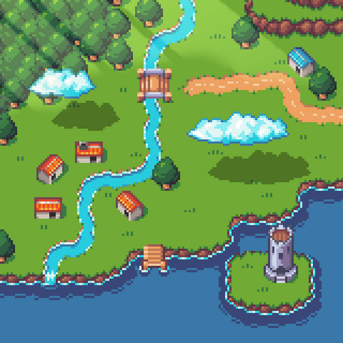 RPG Maker MV - Super Retro World - Overworld Pack Featured Screenshot #1