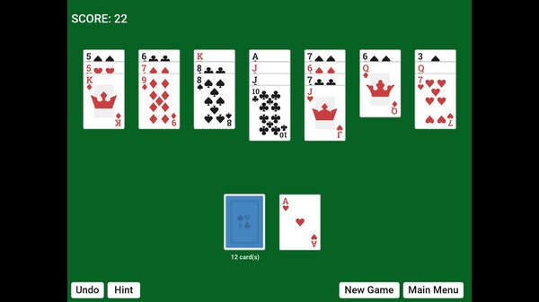 Screenshot z Golf Solitaire Simple Screenshot z Golf Solitaire Simple