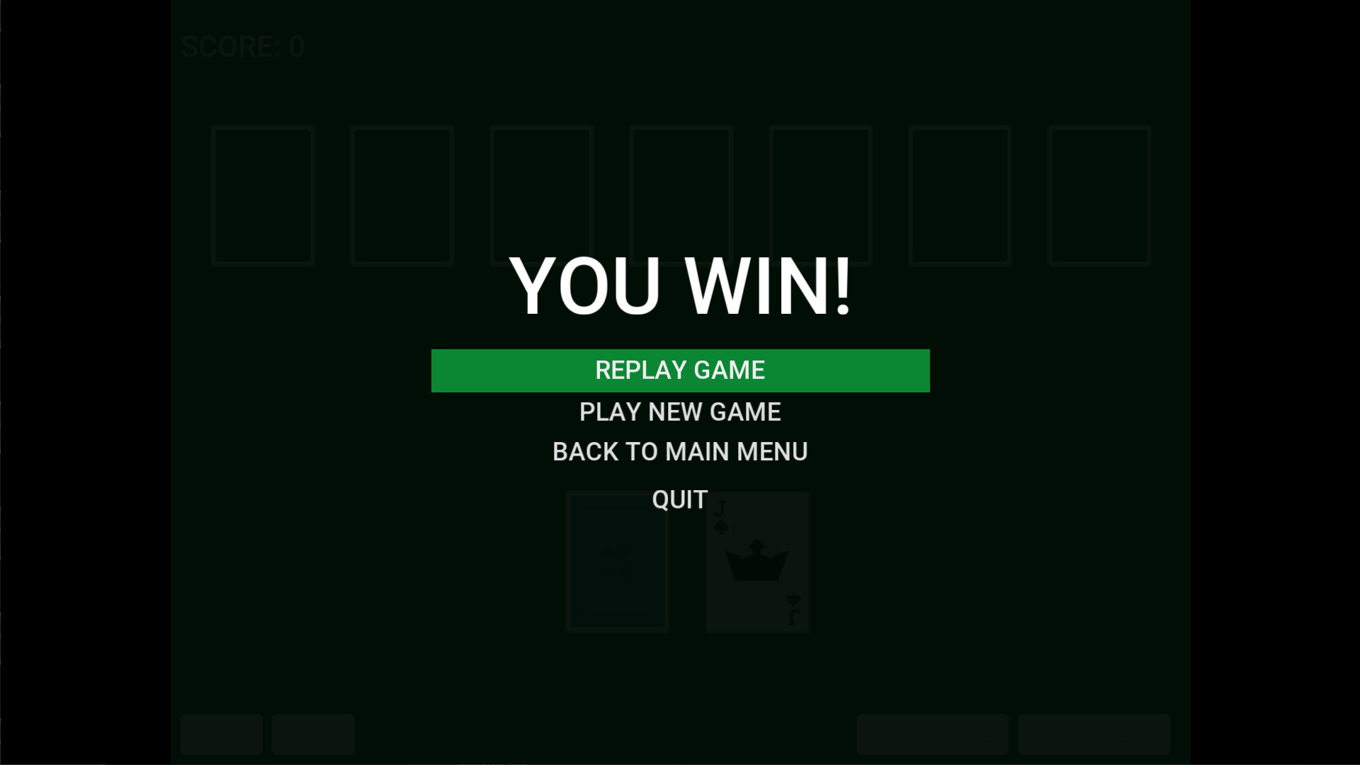 Golf Solitaire Simple screenshot #2