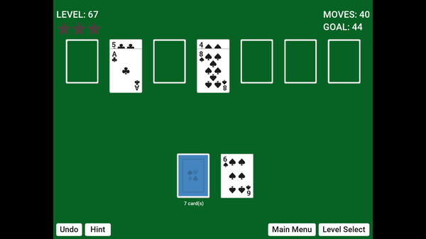 Screenshot z Golf Solitaire Simple Screenshot z Golf Solitaire Simple