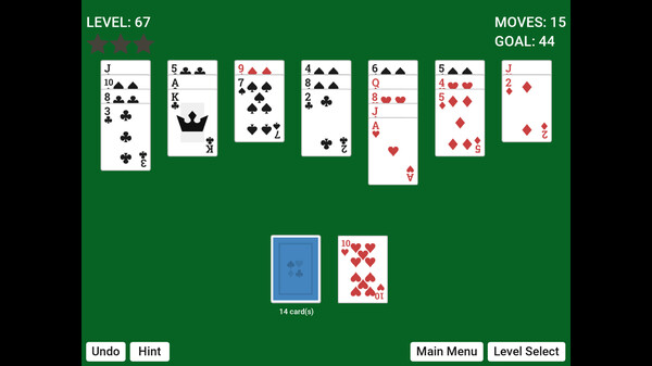 Screenshot z Golf Solitaire Simple Screenshot z Golf Solitaire Simple
