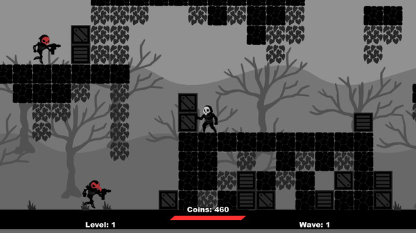 Screenshot z Skull Bullets