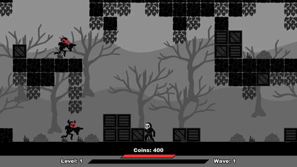 Screenshot z Skull Bullets