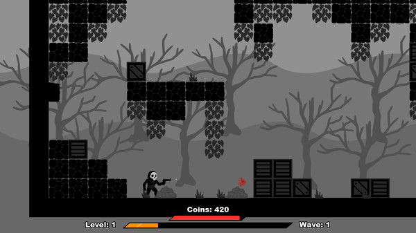 Screenshot z Skull Bullets