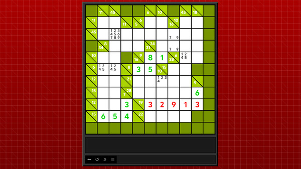 Screenshot z Super Kakuro
