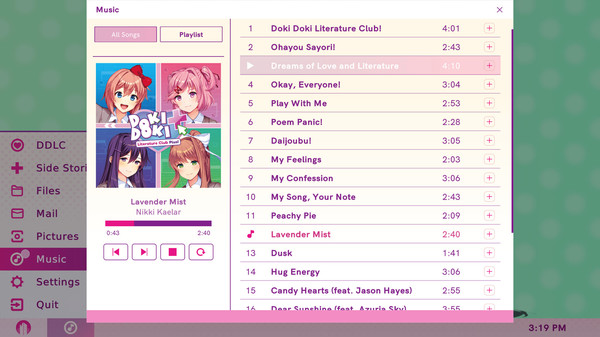 Doki Doki Literature Club Plus! Soundtrack