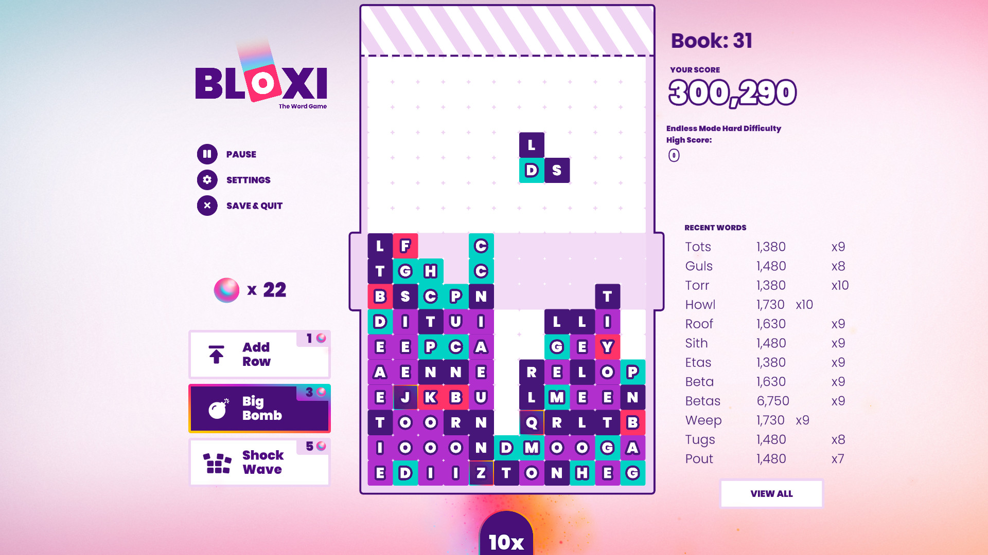 Bloxi: The Word Game Featured Screenshot #1