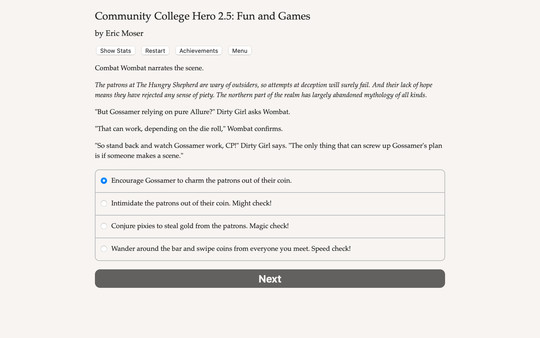 Screenshot z Community College Hero: Fun and Games