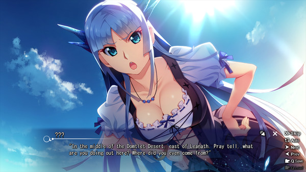Screenshot of Hatsumira -from the future undying- gameplay showing in-action mechanics