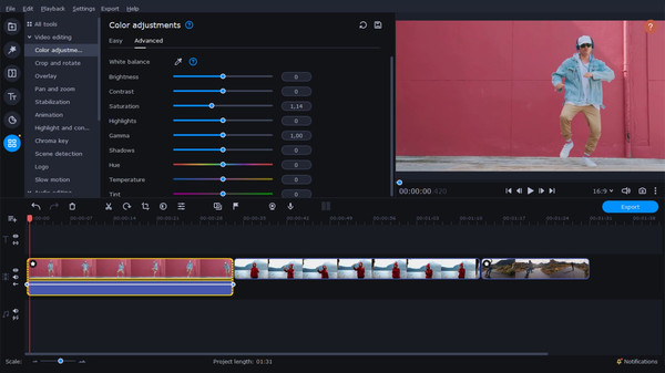 Movavi Video Editor Plus 2022 - Video Editing Software screenshot 2