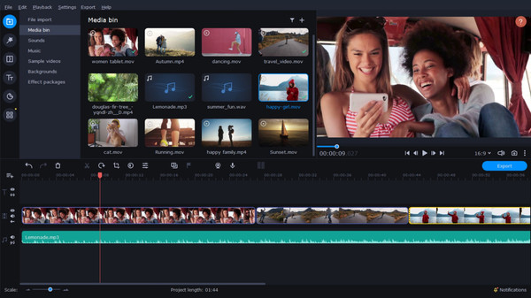 Movavi Video Editor Plus 2022 - Video Editing Software screenshot 3