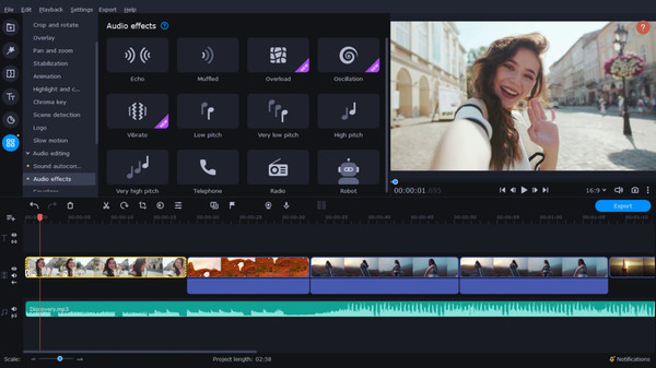 Movavi Video Editor Plus 2022 - Video Editing Software screenshot 1