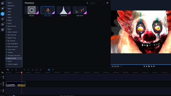 Movavi Video Editor Plus 2022 - Horror Stories Set screenshot 5