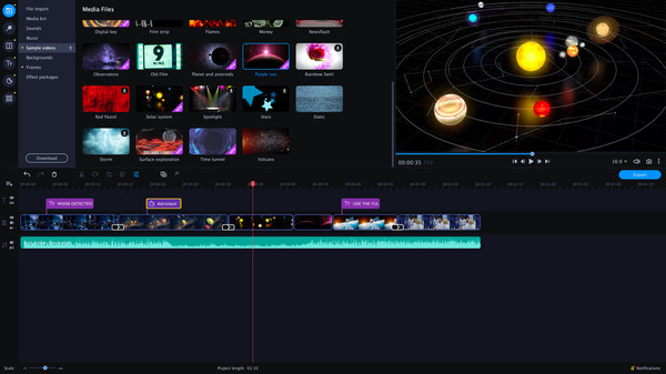 Movavi Video Editor Plus 2022 - Future is now Set screenshot 2