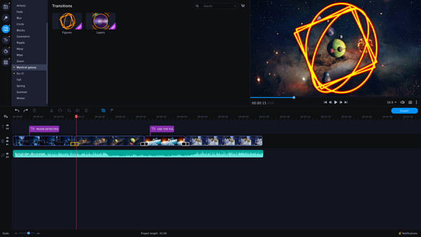 Movavi Video Editor Plus 2022 - Future is now Set screenshot 3