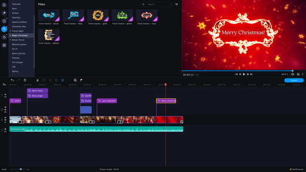 Movavi Video Suite 2022 - Christmas Party Set screenshot 4