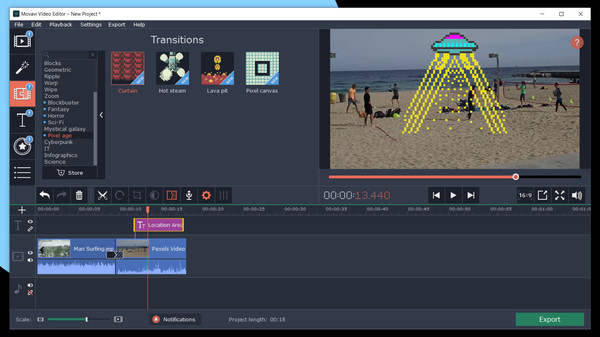 Movavi Video Suite 2022 Effects - Pixel Age Pack screenshot 4