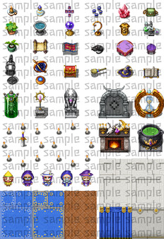 RPG Maker MV - Magic Shop Animated Interior Pack