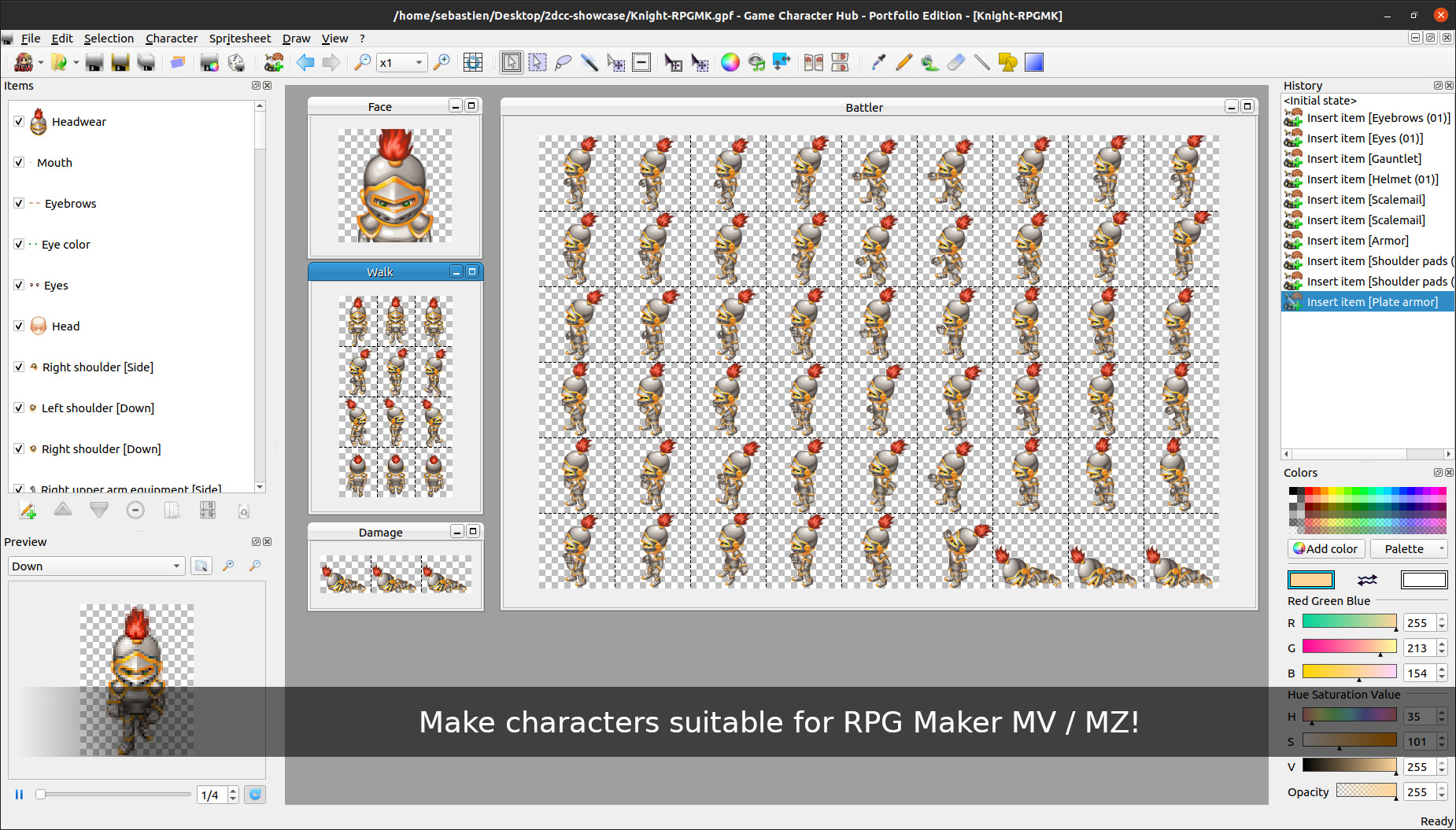 Game Character Hub PE: 2D Customizable Character - Male Featured Screenshot #1