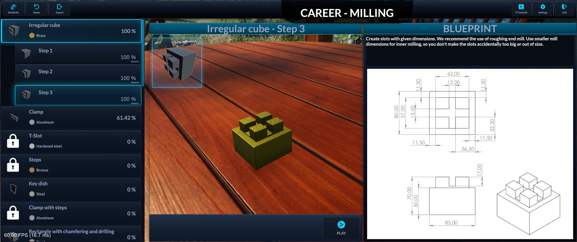Milling machine simulator Featured Screenshot #1