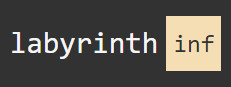 labyrinth inf