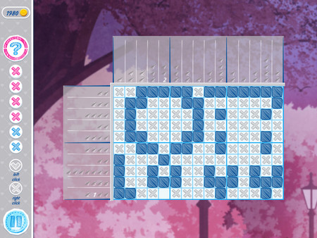 Screenshot z Valentine's Day Griddlers