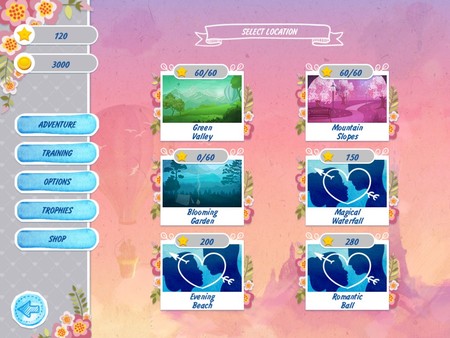 Screenshot z Valentine's Day Griddlers