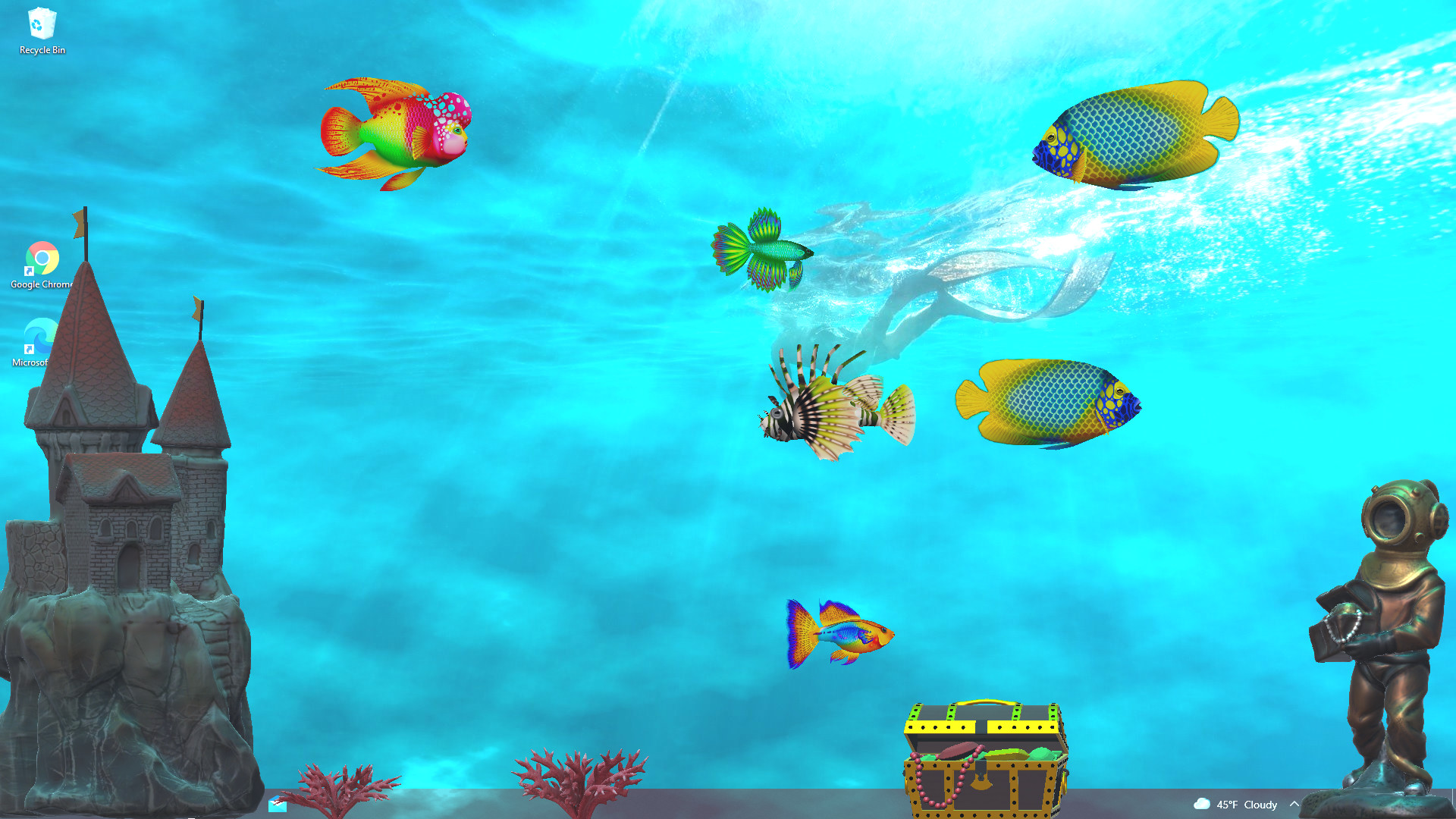 #5. Virtual Aquarium - Overlay Desktop Game (Steam) 来自: Overlay Games
