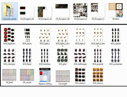 RPG Maker MZ - Cursed Kingdoms Dungeon Tiles
