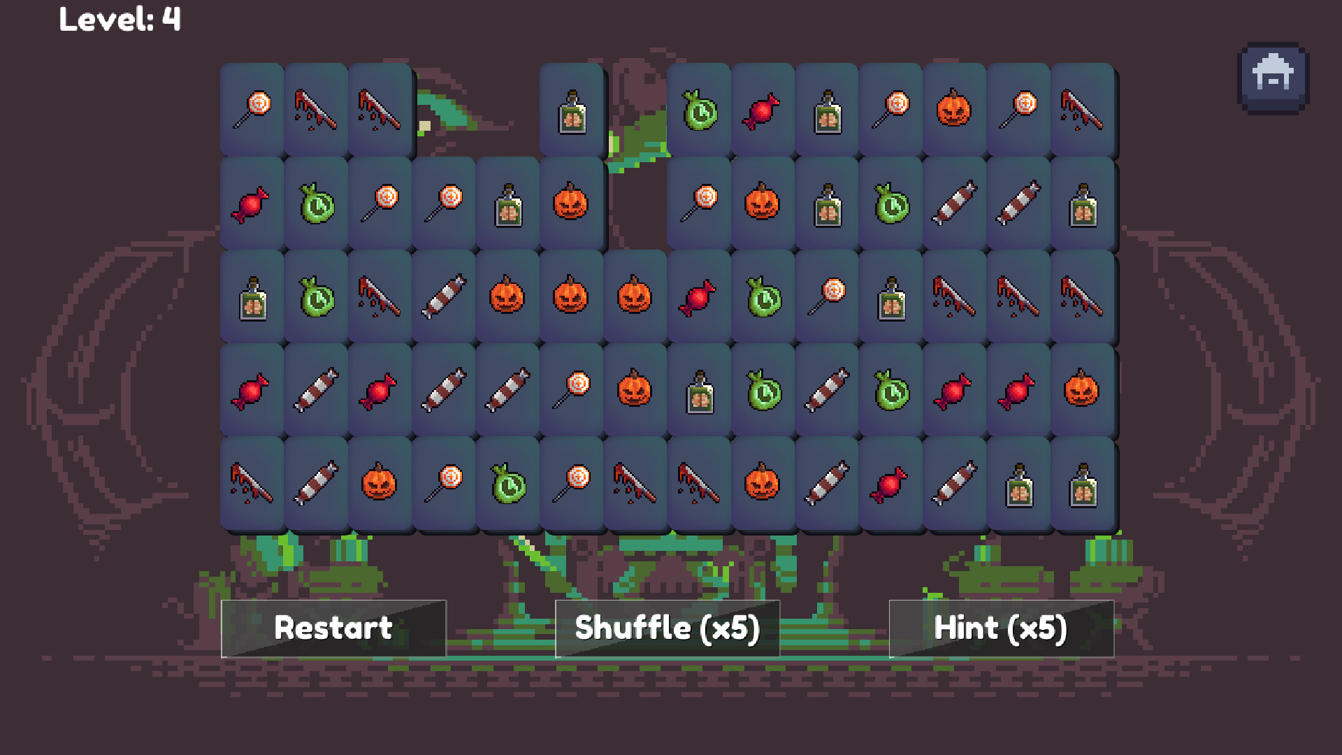 Spooky Mahjong screenshot #4