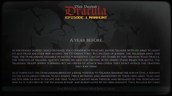 Vlad Voievod Dracula. Episode 1 Manhunt.