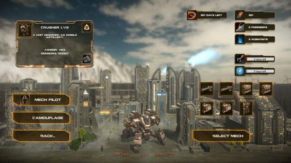 Screenshot z Precursors: Armored Angels