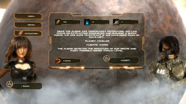 Screenshot z Precursors: Armored Angels