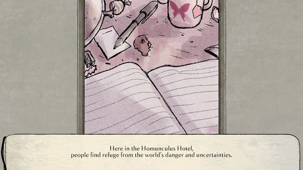 Screenshot z Homunculus Hotel